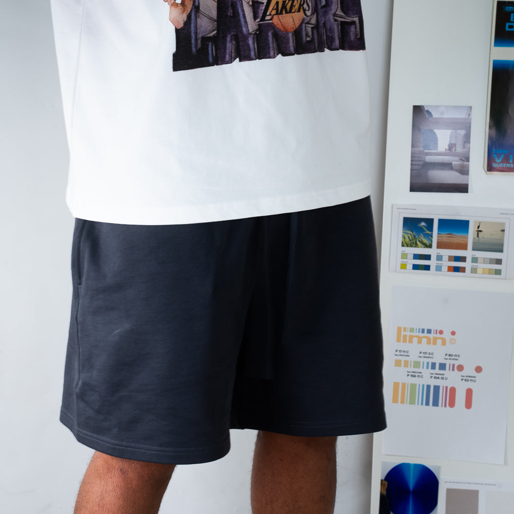 Charcoal Fleece Shorts - LimnClothing