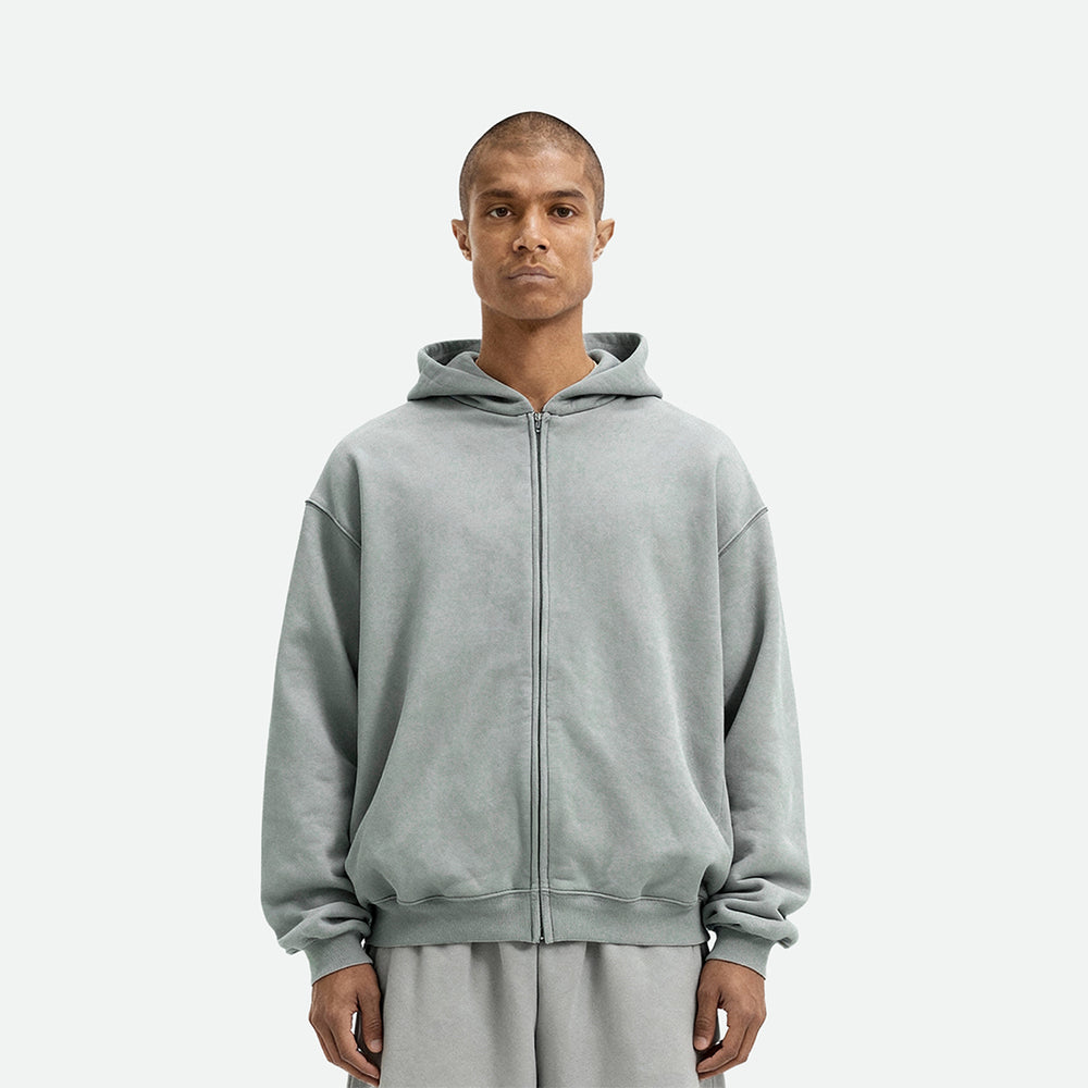 Aqua Zip-up Hoodie