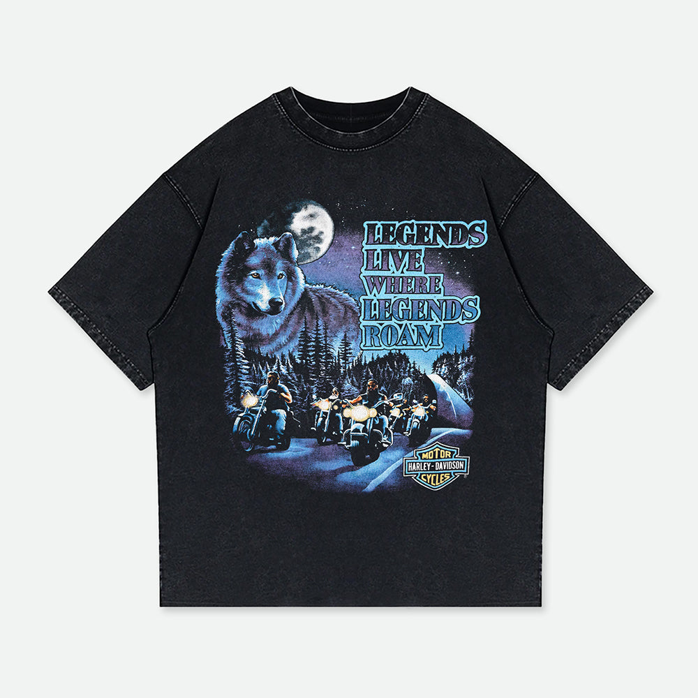 Harley Wolves Legends Tee