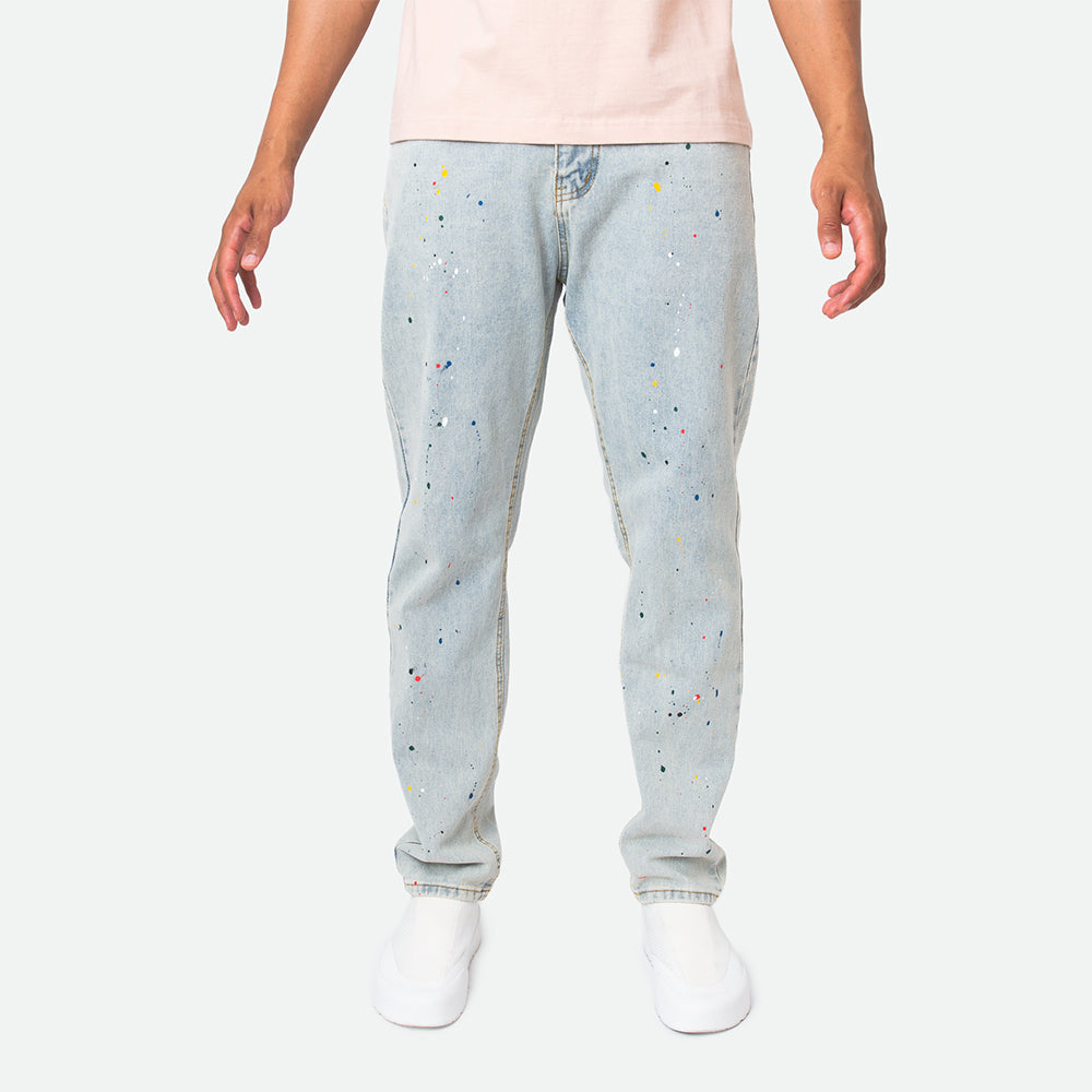 Paint Splatter Denim