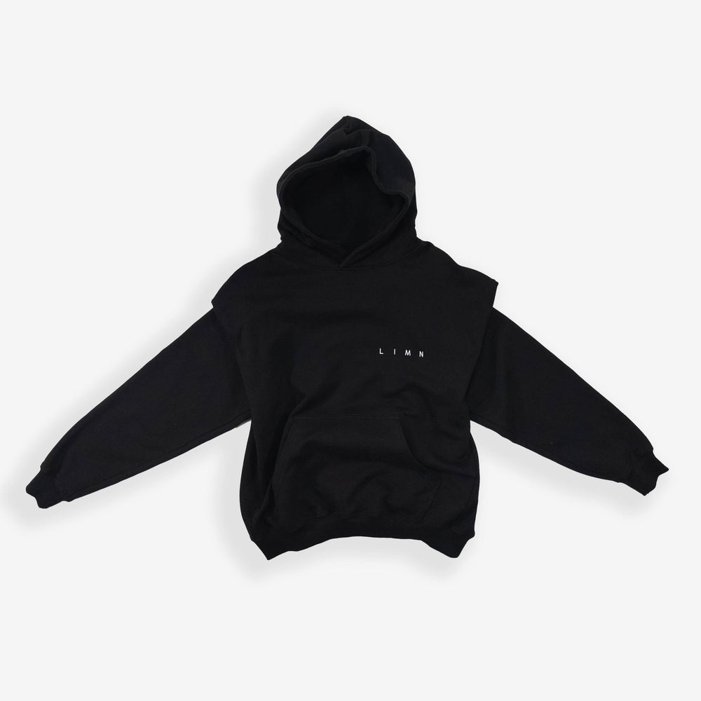 Black Details Hoodie with subtle design details.