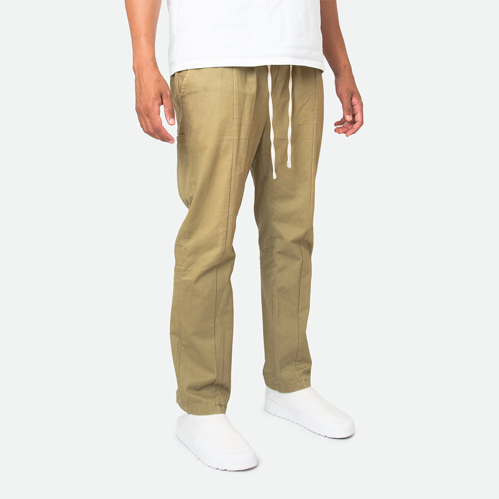 Khaki Drawstring Trouser