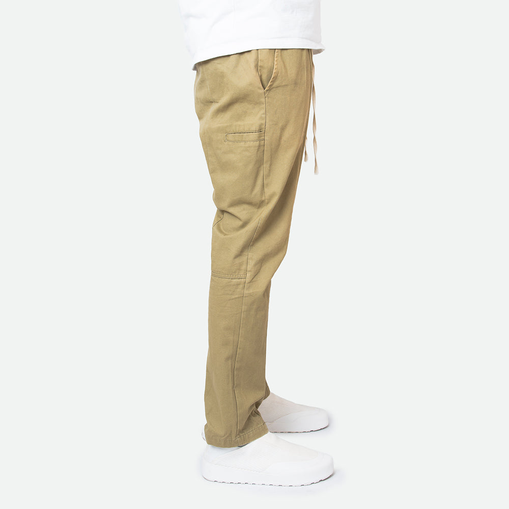 Khaki Drawstring Trouser