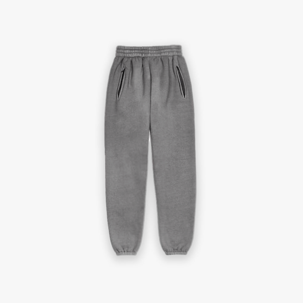 Light Gray Premium Jogger with elastic waistband and pockets.