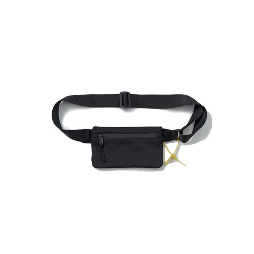 Black Limn shoulder bag with zipper and adjustable strap, ideal for festivals and travel.