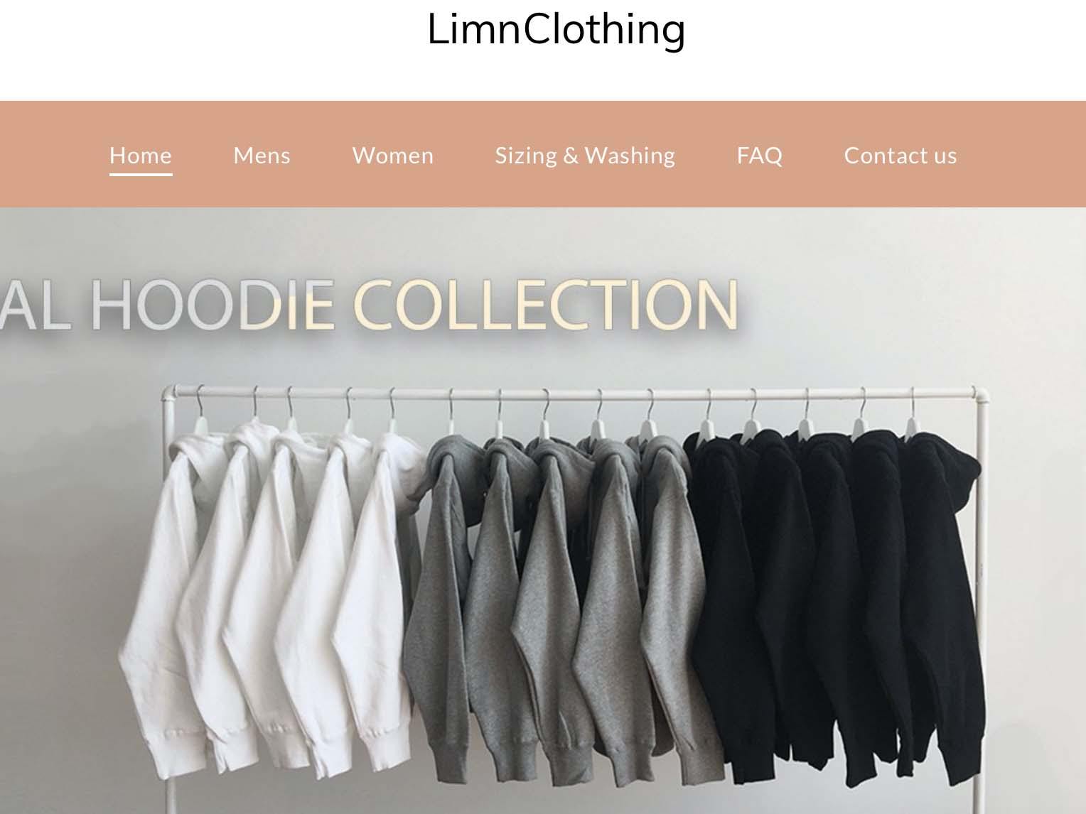 New site Look! - LimnClothing