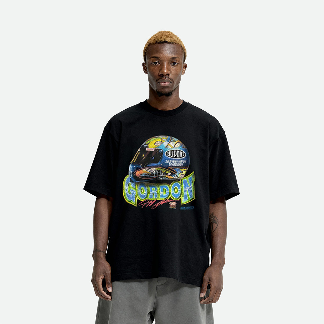 Retro Nascar Racing Helmet Tee