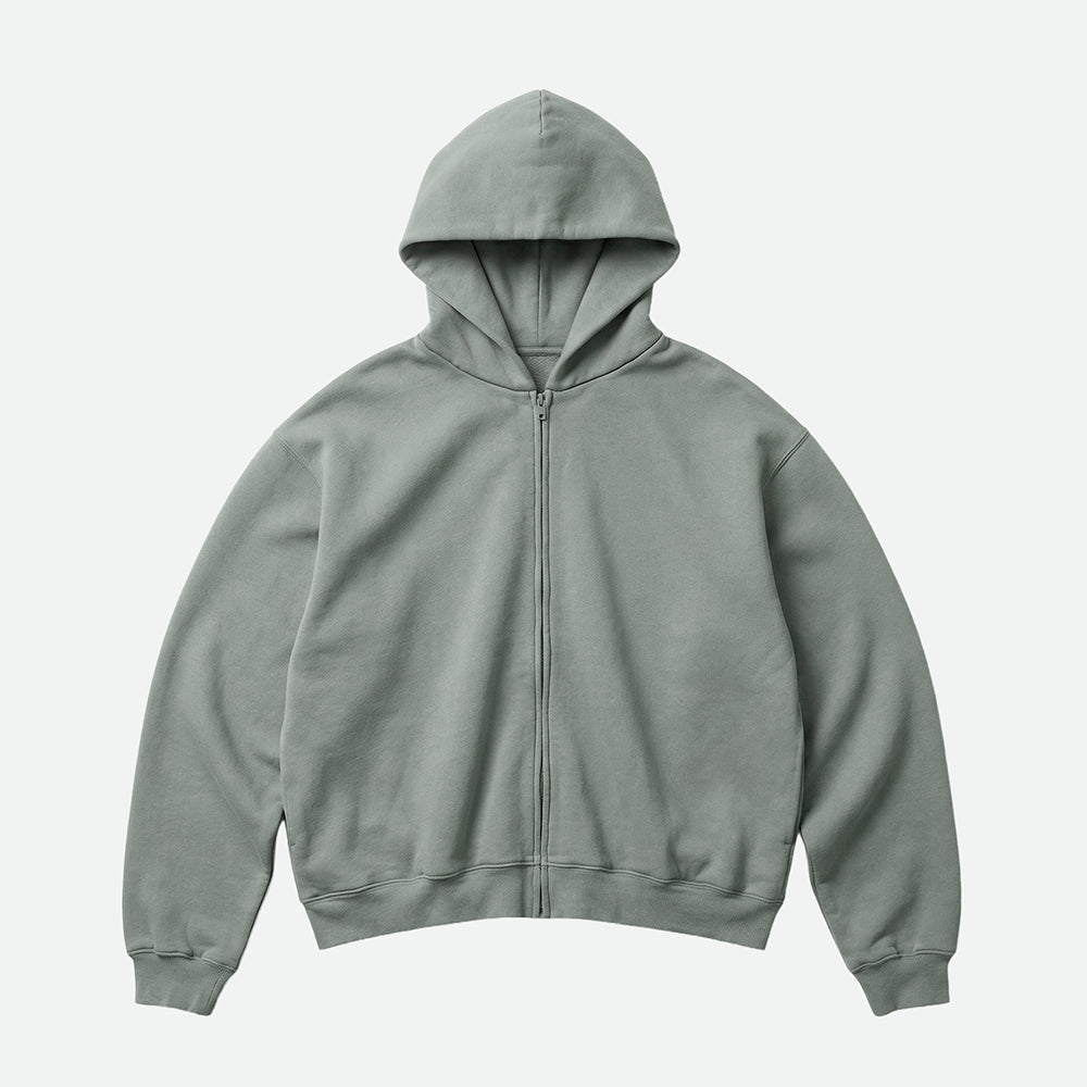 Aqua Zip-up Hoodie