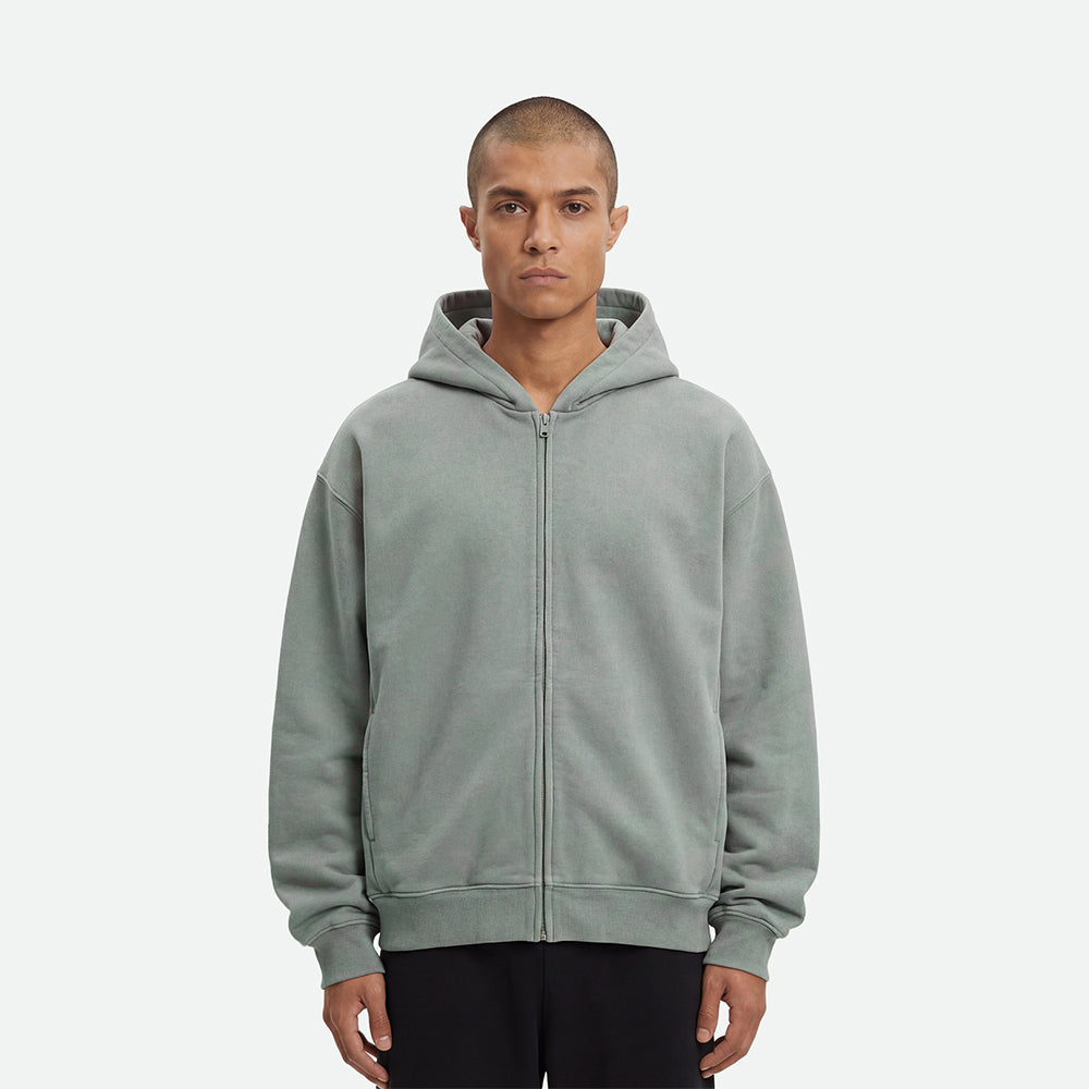 Aqua Zip-up Hoodie
