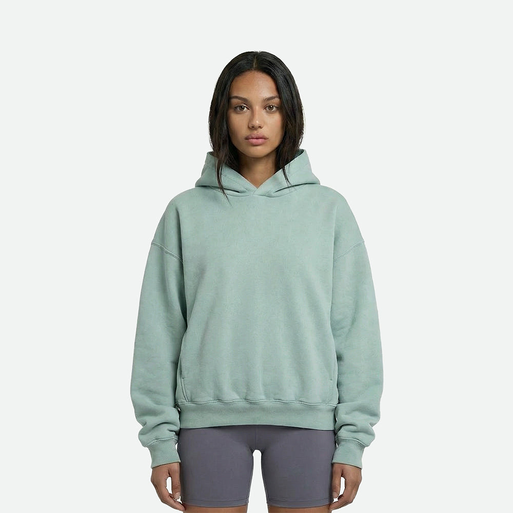 Aqua Round Hoodie
