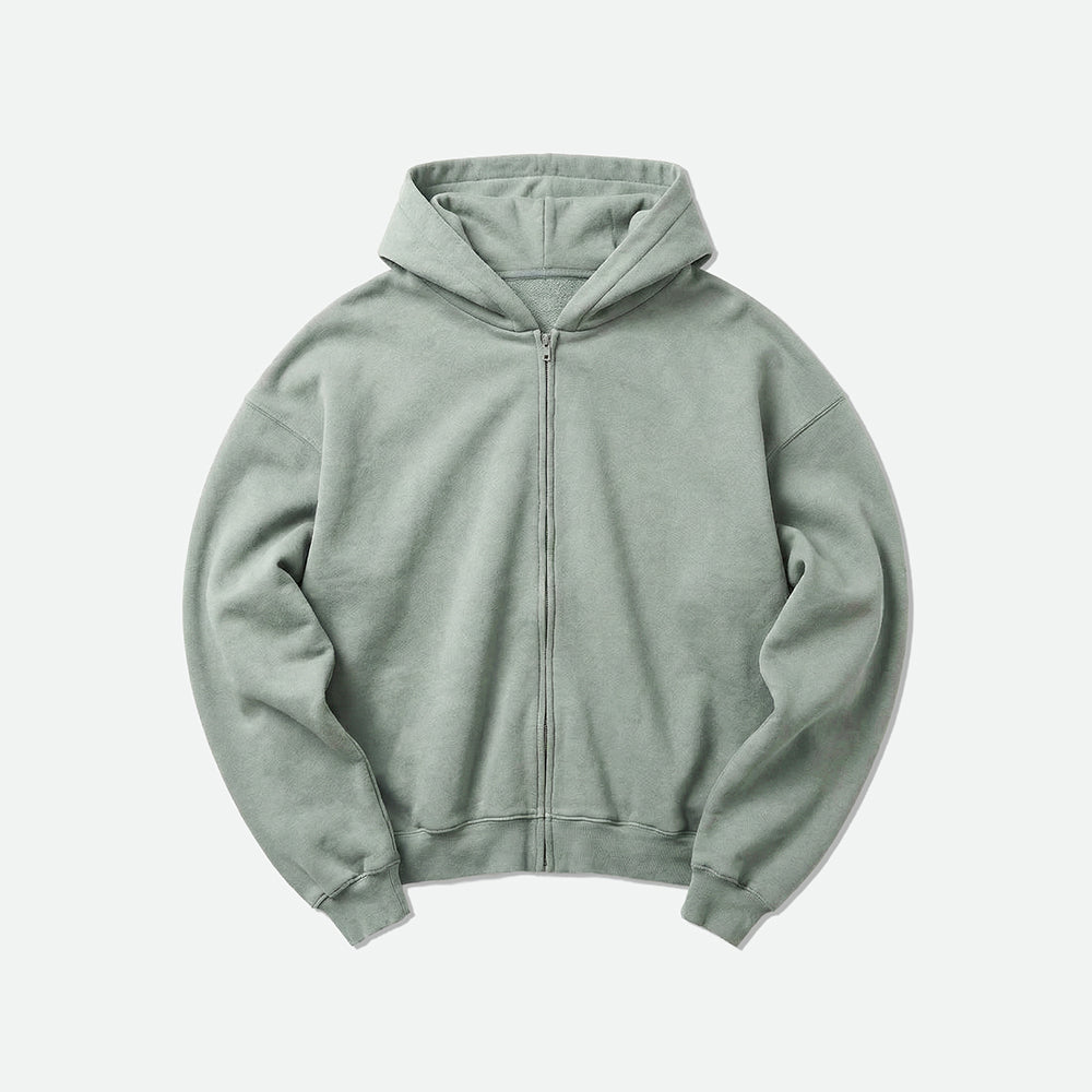 Aqua Zip-up Hoodie