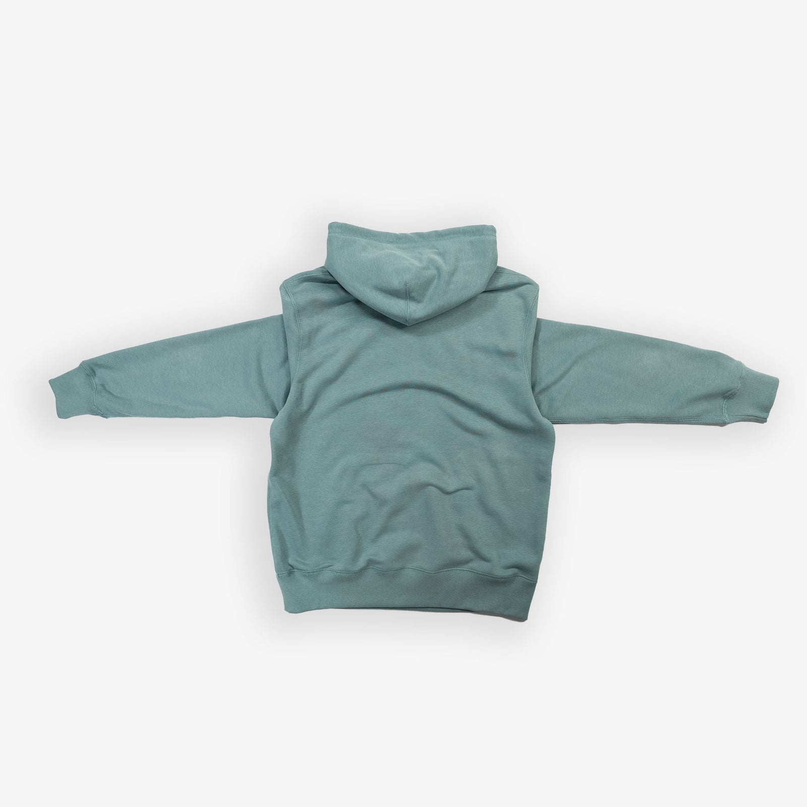 Azure Blue Hoodie on white background