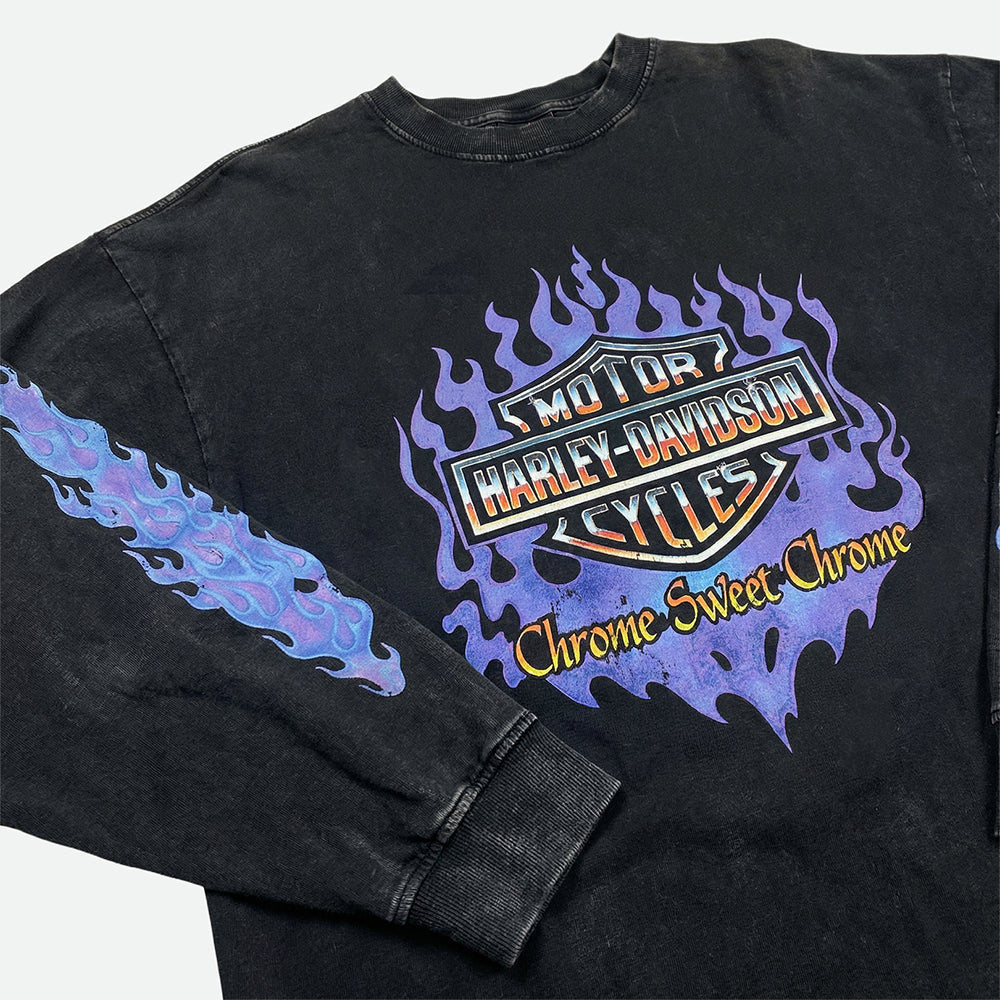 Chrome Sweet Chrome LS Tee – Vintage Harley Davidson Long Sleeve