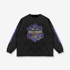 90s Harley ロンT Chrome Sweet Chrome XL Chrome Sweet Chrome LS Tee – Vintage Harley Davidson Long Sleeve