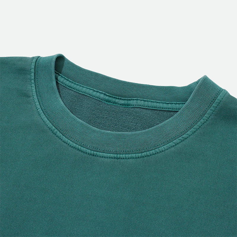 Teal Washed raw Tee