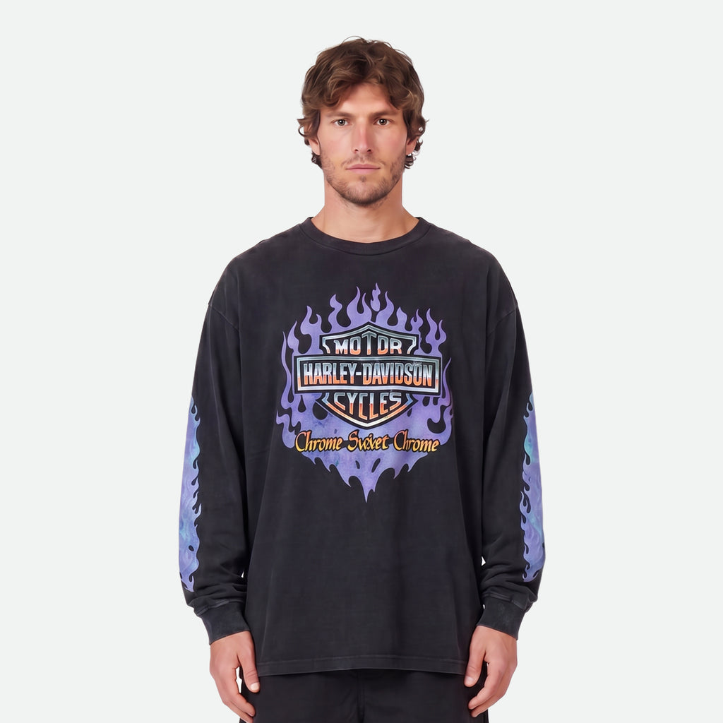 Chrome Sweet Chrome LS Tee – Vintage Harley Davidson Long Sleeve