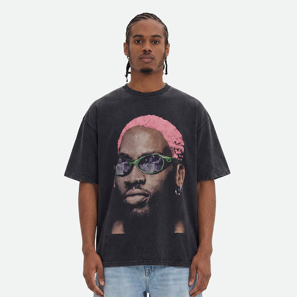 Dennis Rodman Tee – Oversized Graphic T-Shirt - LimnClothing