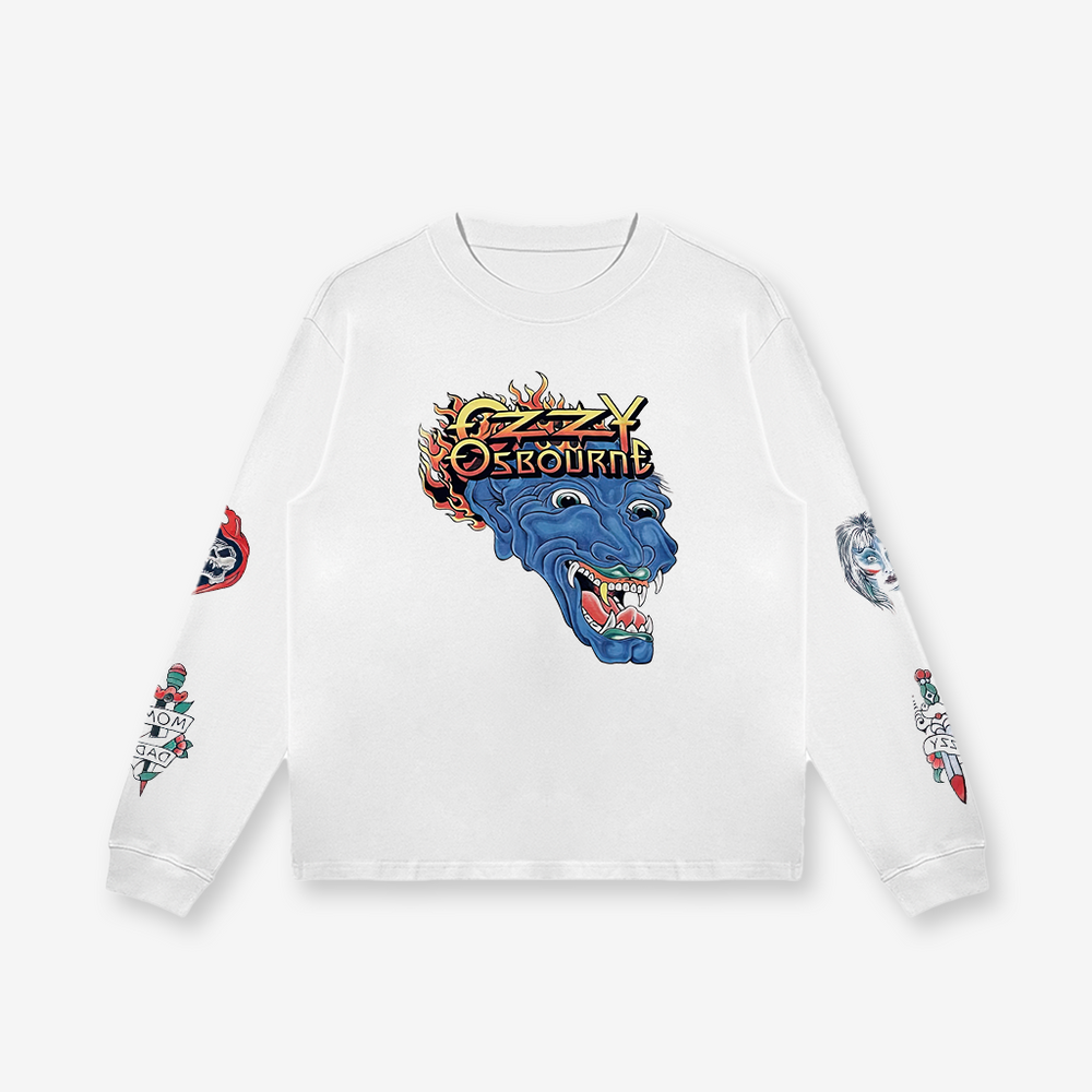 Ozzy Osbourne Tattoo Long Sleeve - LimnClothing