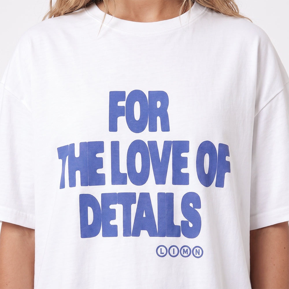 for the love of details blue