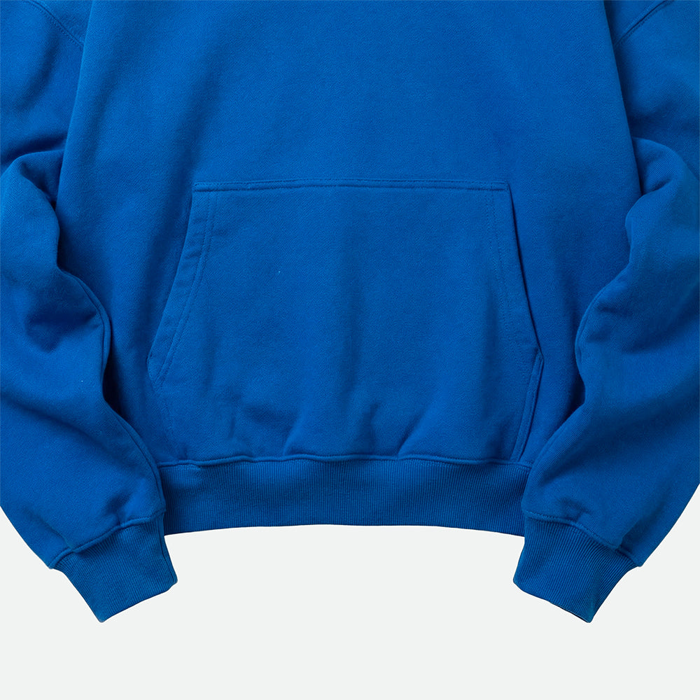 Cobalt Blue Double Layer Hoodie