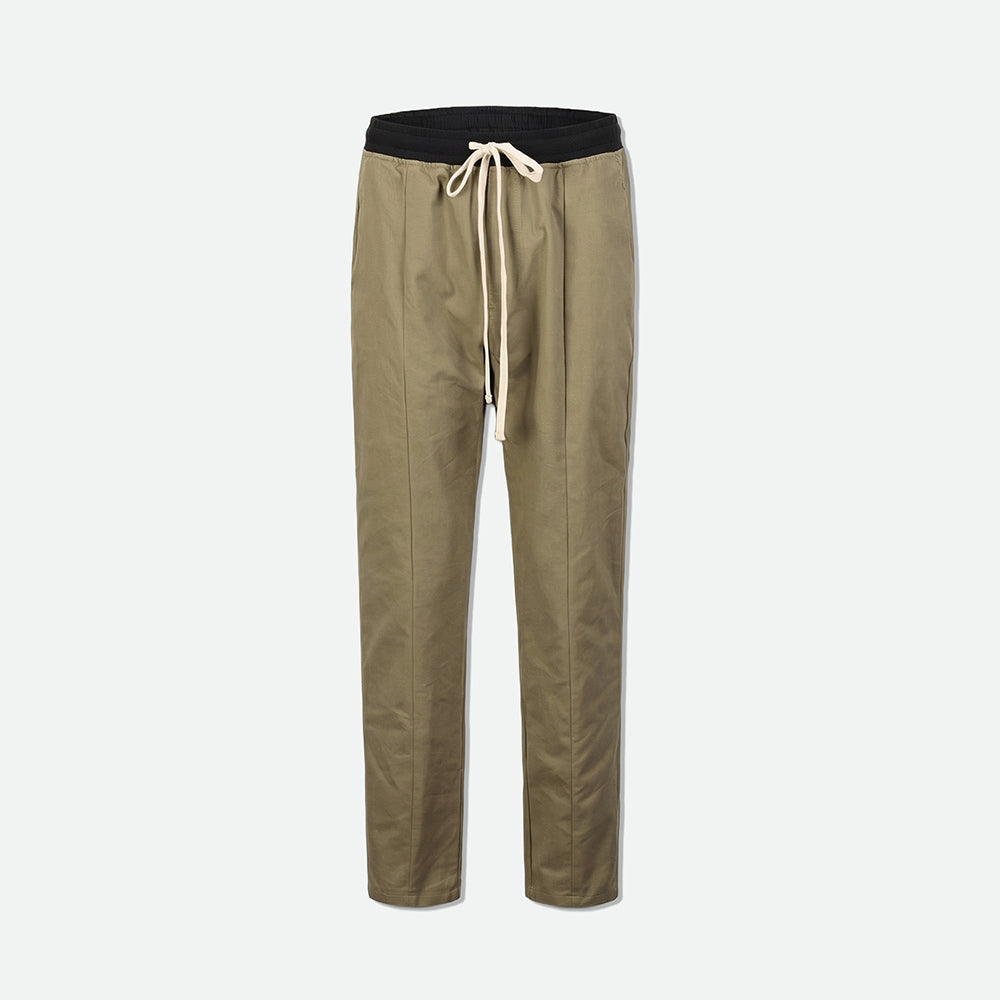 Khaki Drawstring Trouser