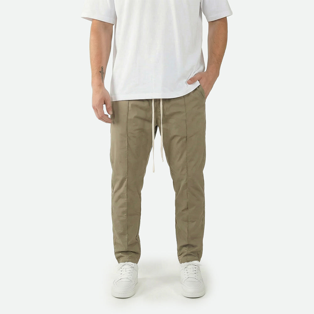 Khaki Drawstring Trouser