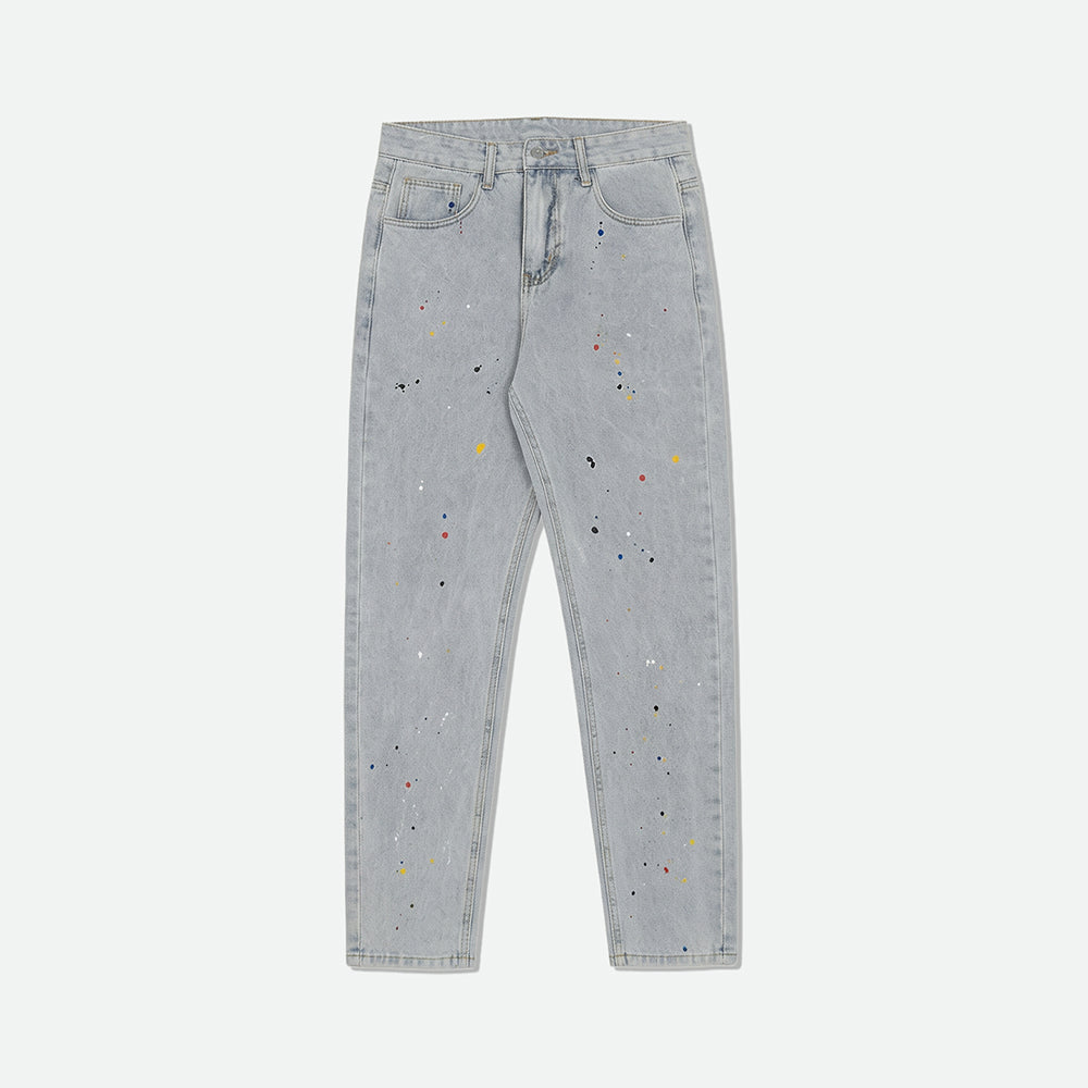 Paint Splatter Denim