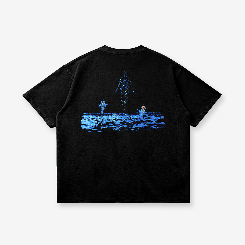 pink Floyd paint graphic tee