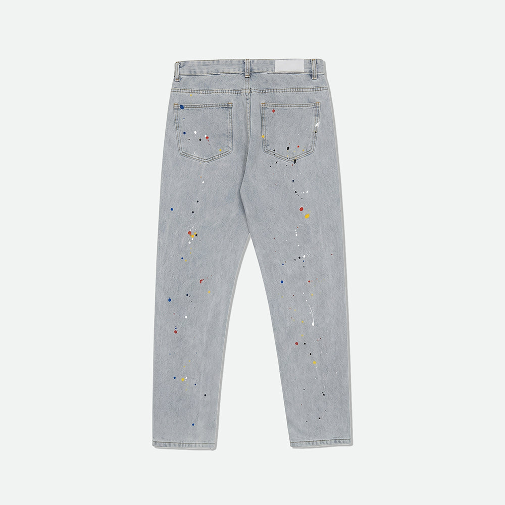 Paint Splatter Denim