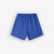 Cerulean Blue Fleece Shorts – Front View, Heavyweight French Terry with Limn Logo Embroidery