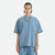 Slate Blue Washed Raw Tee
