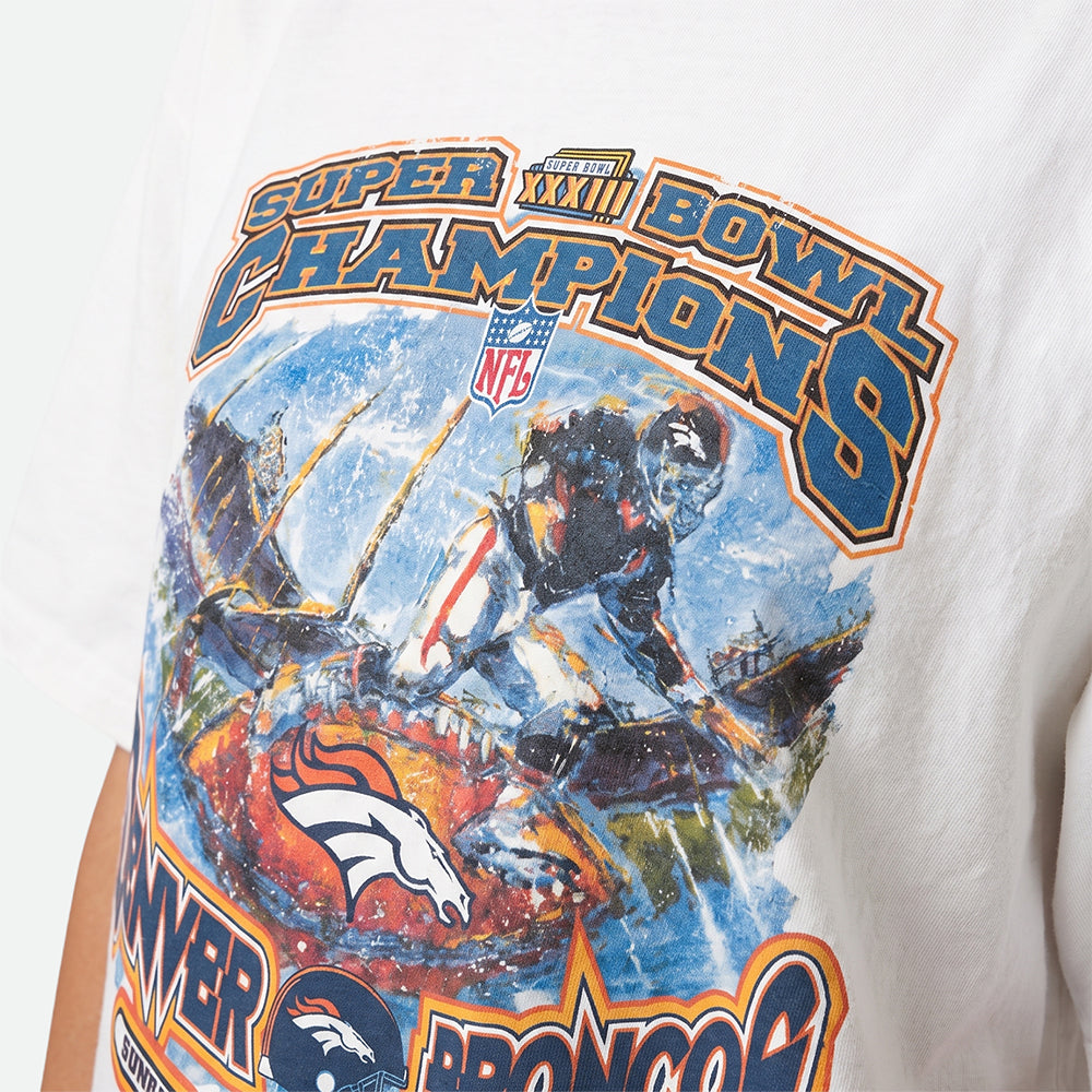 Denver Broncos Super Bowl Champions Tee, product detail view — Denver Broncos Super Bowl Champions graphic