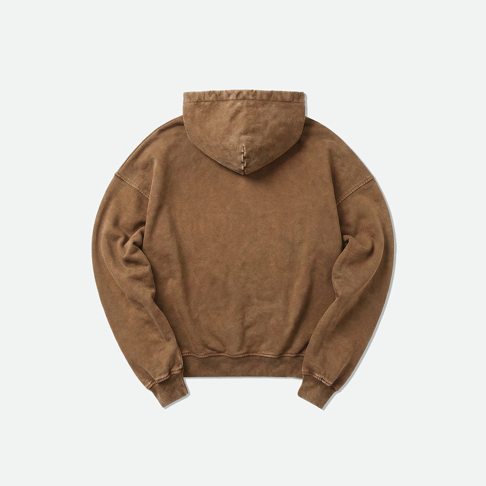 Tan Zip-up Hoodie