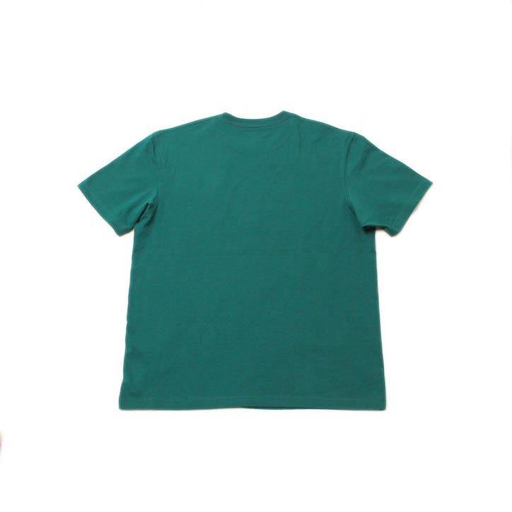 Jade Green Winter Tee laid flat on white background.