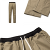 Khaki Drawstring Trouser - LimnClothing