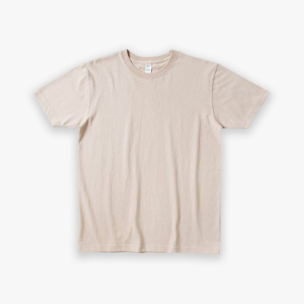 Oversized Peach Tee on plain background.