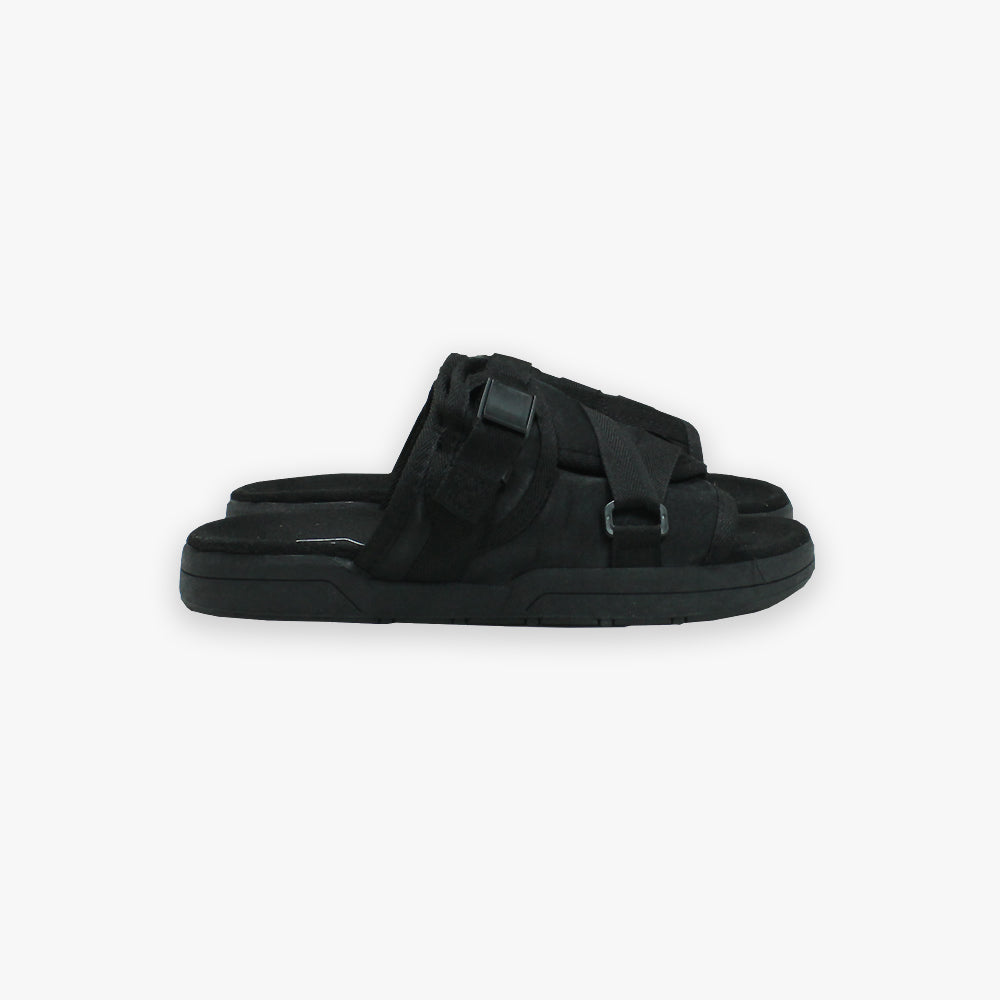 Triple Black Slides on white background.